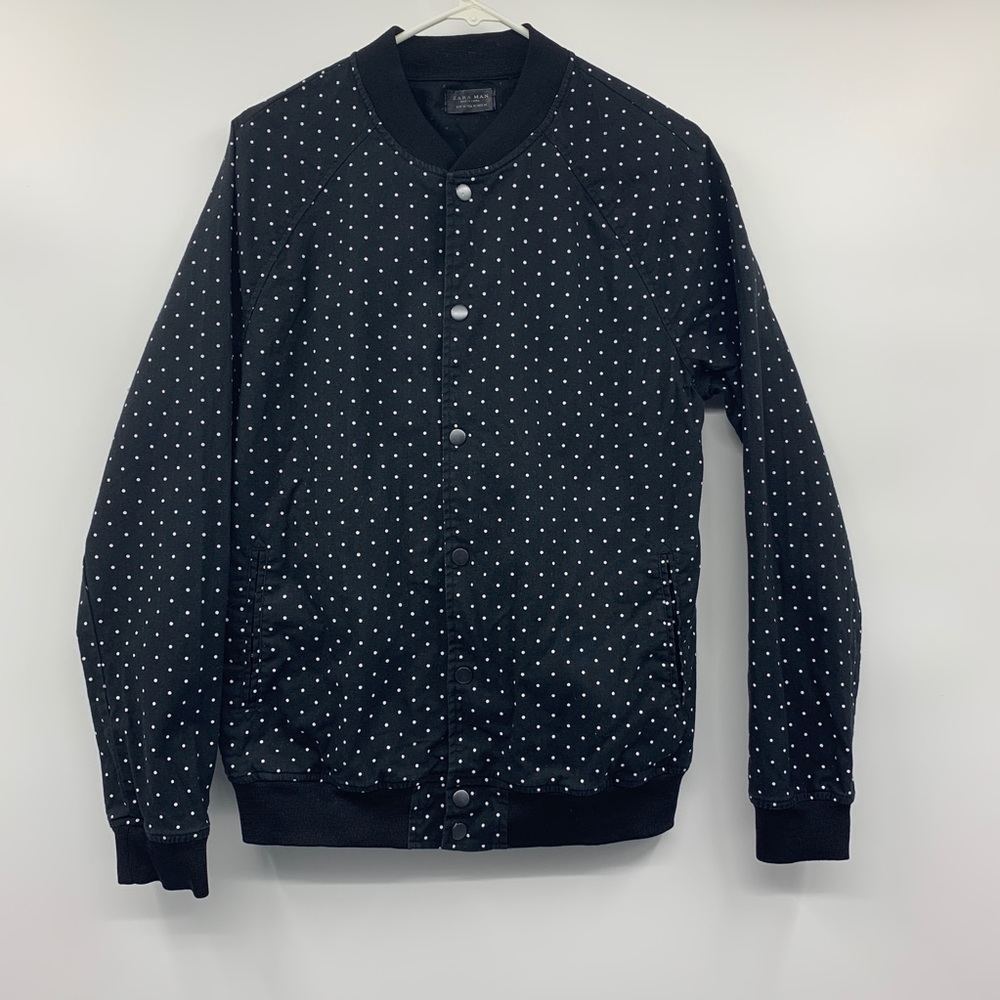 ZARA MAN POKA DOT JACKET